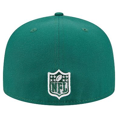 Men's New Era Green New York Jets Tri-Hit 59FIFTY Fitted Hat