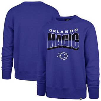 Unisex '47 Blue Orlando Magic Brush By Headline Crewneck Sweatshirt