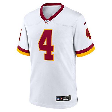 Men's Nike Frankie Luvu White Washington Commanders Game Super Bowl Era Jersey
