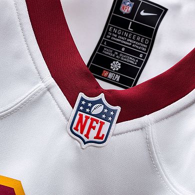 Men's Nike Frankie Luvu White Washington Commanders Game Super Bowl Era Jersey