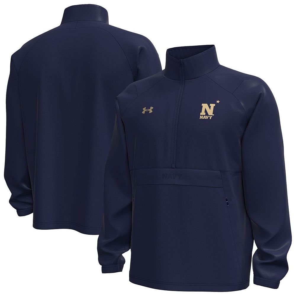 Men's Under Armour Navy Navy Midshipmen Unstoppable Woven Anorak