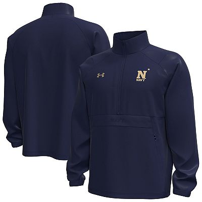 Under Armour スノーウェア Men's Under Armour Navy Navy Midshipmen Unstoppable Woven Anorak
