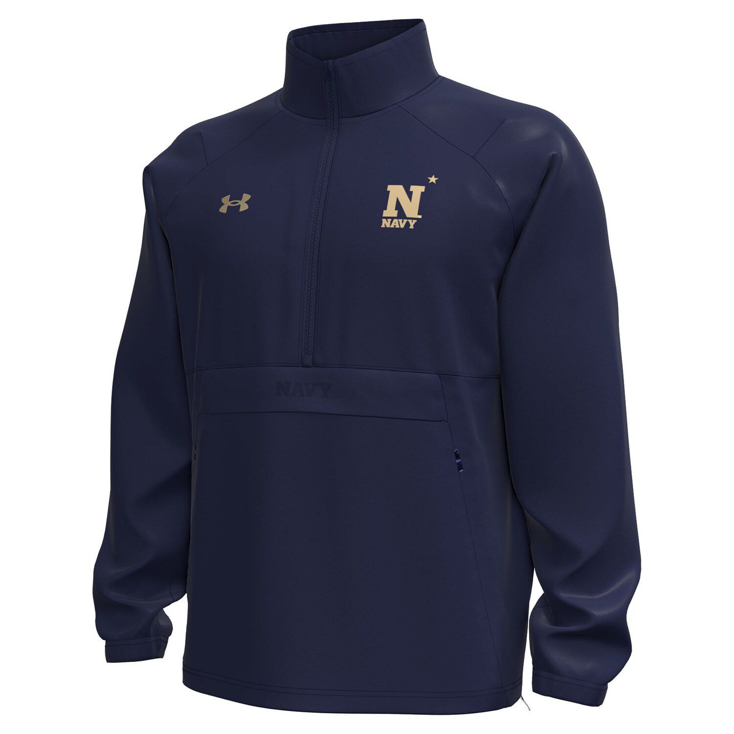 Men's Under Armour Navy Navy Midshipmen Unstoppable Woven Anorak