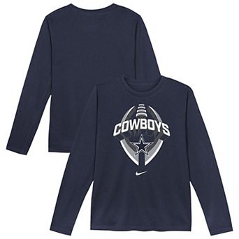 Toddler Nike  Navy Dallas Cowboys Primetime Legend Icon��Long Sleeve Performance T-Shirt