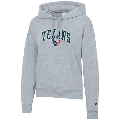 Women's Champion Heather Gray Houston Texans Powerblend Hoodie