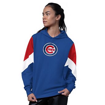 Women's Starter Royal Chicago Cubs Scrimmage Pullover Hoodie