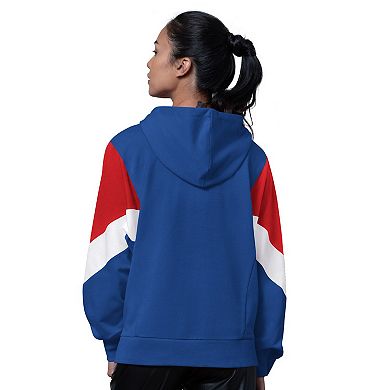 Women's Starter Royal Chicago Cubs Scrimmage Pullover Hoodie