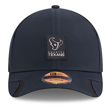 Youth New Era Navy Houston Texans 2025 Sideline 9FORTY Adjustable Hat