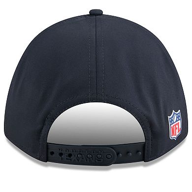 Youth New Era Navy Houston Texans 2025 Sideline 9FORTY Adjustable Hat
