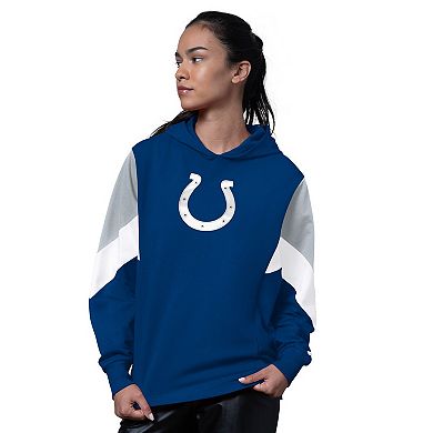 Women's Starter Royal Indianapolis Colts Scrimmage Hoodie