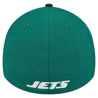 Men's New Era Green New York Jets Visor Hit 39THIRTY Flex Hat