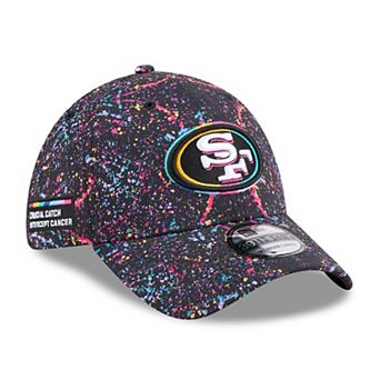 Men's New Era Black San Francisco 49ers 2025 NFL Crucial Catch 39THIRTY Flex Hat