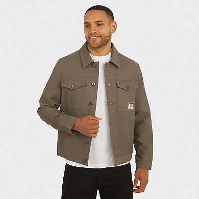 Men's Darius Rucker Collection by Fanatics Tan Kansas City Chiefs Trucker Full-Button Jacket