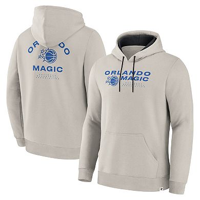 Men's Fanatics Off White Orlando Magic Crossover Collection Blocked Shot Premium Pullover Hoodie