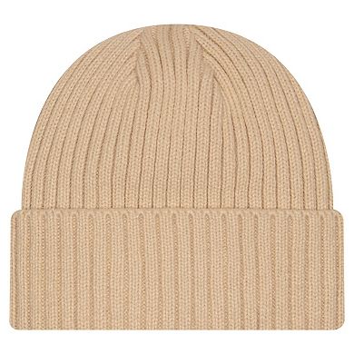 Men's New Era Tan Chicago Bulls Color Pack Cuffed Knit Hat
