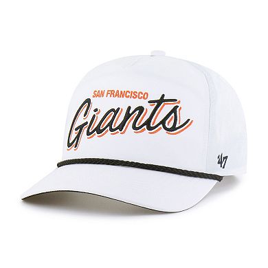 Men's '47 White San Francisco Giants Brrr Fairway Hitch Adjustable Hat