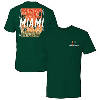 Men's FloGrown Green Miami Hurricanes Repeat Poster T-Shirt