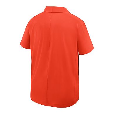 Men's Nike Orange Illinois Fighting Illini Woven Polo