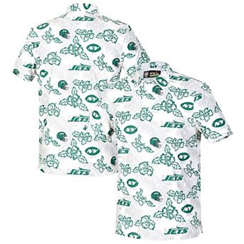 Men's Reyn Spooner White New York Jets Pua Performance Game Day Polo