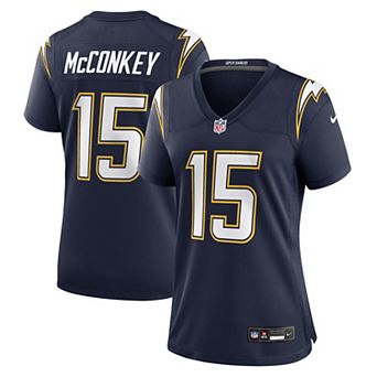 Women's Nike Ladd McConkey Navy Los Angeles Chargers Alternate Super Chargers Game Jersey