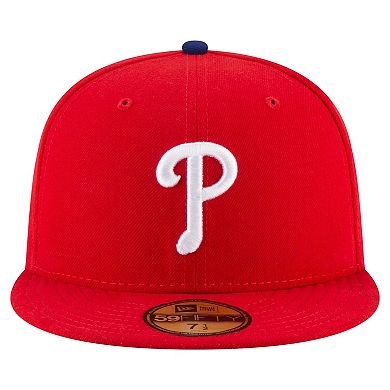Men's New Era Bryce Harper Red Philadelphia Phillies 2025 Player ۪s Weekend 59FIFTY Fitted Hat