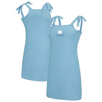 Women's Concepts Sport Light Blue North Carolina Tar Heels Tie-Shoulder Nightdress