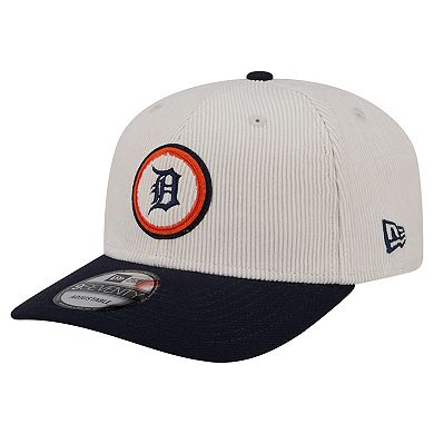 Men's New Era Cream Detroit Tigers Loyal 9SEVENTY Adjustable Hat
