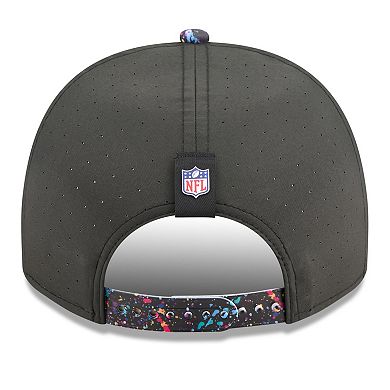 Men's New Era Black Cincinnati Bengals 2025 NFL Crucial Catch A-Frame 9FIFTY Snapback Hat