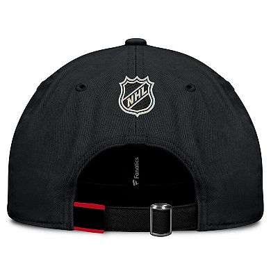 Men's Fanatics Black Ottawa Senators Authentic Pro Prime Adjustable Hat