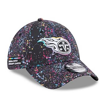 Men's New Era Black Tennessee Titans 2025 NFL Crucial Catch 39THIRTY Flex Hat