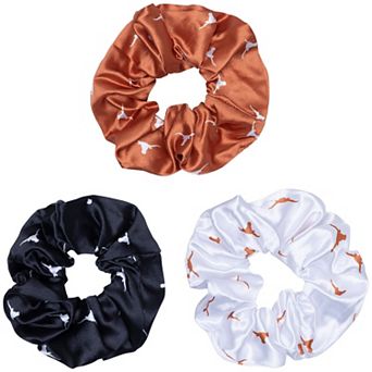 ZooZatz Texas Longhorns Luxe Scrunchie Three-Piece Set