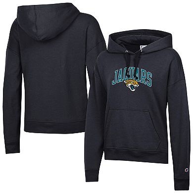 Women's Champion Black Jacksonville Jaguars Powerblend Hoodie