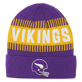 Youth Outerstuff Purple Minnesota Vikings Bright Lights Cuffed Knit Hat