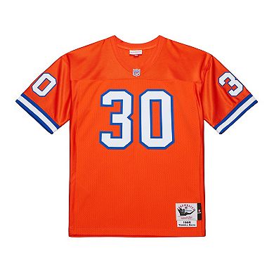 Men's Mitchell & Ness Terrell Davis Orange Denver Broncos 1995 Authentic Throwback Retired Player Jersey