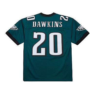 Men's Mitchell & Ness Brian Dawkins Green Philadelphia Eagles 2007 Authentic Throwback Retired Player Jersey