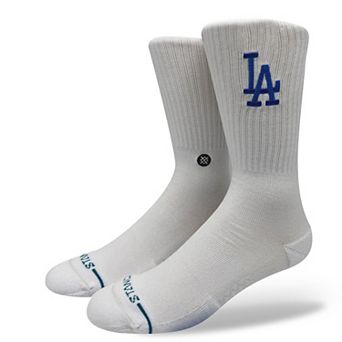Unisex Stance Los Angeles Dodgers White Crested Knit Crew Socks
