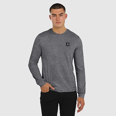 Men's J. Palmer Heather Black Miami Dolphins Four Down Long Sleeve T-Shirt