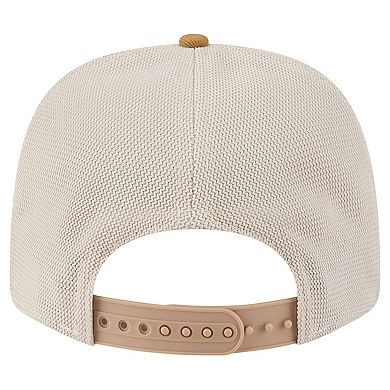 Men's New Era Light Beige New York Jets Two-Tone Trucker 9SEVENTY Adjustable Hat