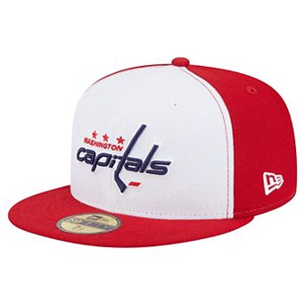 Men's New Era White/Red Washington Capitals Repeat Two-Tone 59FIFTY Fitted Hat
