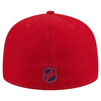 Men's New Era White/Red Washington Capitals Repeat Two-Tone 59FIFTY Fitted Hat