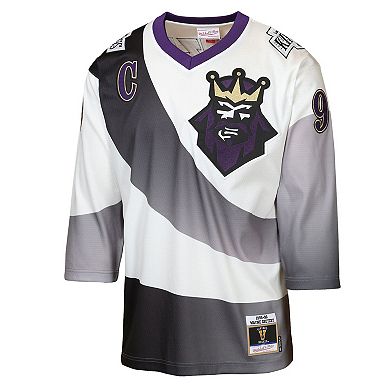 Youth Mitchell & Ness Wayne Gretzky White Los Angeles Kings 1995/96 Power Play Throwback Alternate Player Jersey with Captain Patch