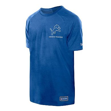 Men's New Era Blue Detroit Lions Functional Fandom Reflective T-Shirt