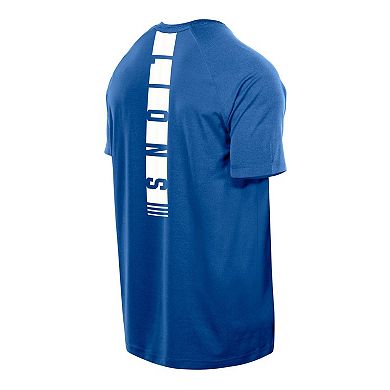 Men's New Era Blue Detroit Lions Functional Fandom Reflective T-Shirt