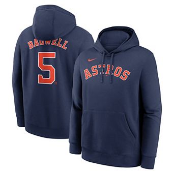 Men's Nike Jeff Bagwell Navy Houston Astros Retired Player Name & Number Club Pullover Hoodie