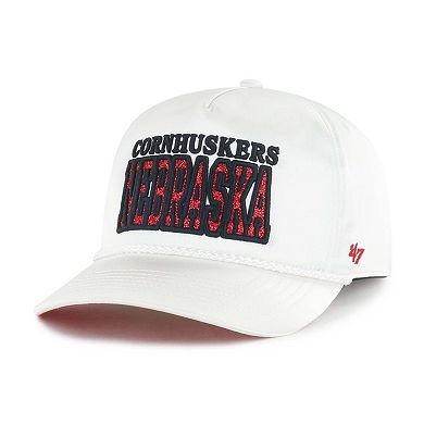 Women's '47 White Nebraska Huskers Outspoken Hitch Adjustable Hat
