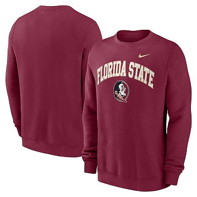 Men's Nike Garnet Florida State Seminoles Arch Pullover Sweatshirt