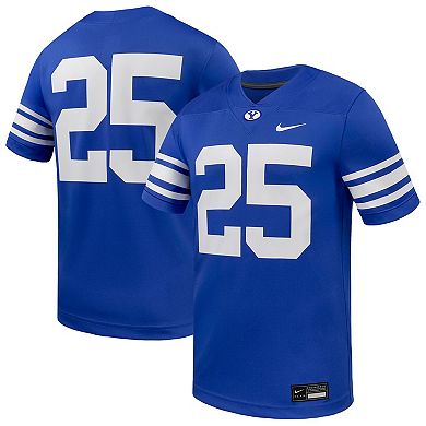 Men's Nike #25 Royal BYU Cougars Untouchable Replica Game Jersey