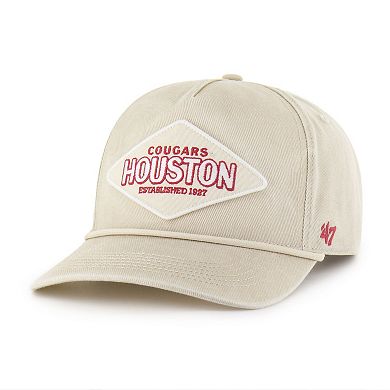 Unisex '47 Cream Houston Cougars Outdoorsmen Cairn Hitch Adjustable Hat