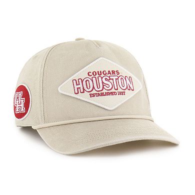 Unisex '47 Cream Houston Cougars Outdoorsmen Cairn Hitch Adjustable Hat