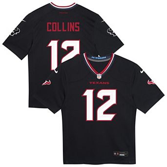 Preschool Nike Nico Collins Navy Houston Texans Team Player Game Jersey